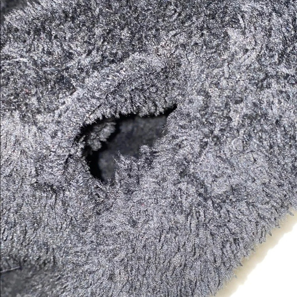 bluenotes black  soft fuzzy sweatshirt hoodie Sz L - Picture 12 of 12